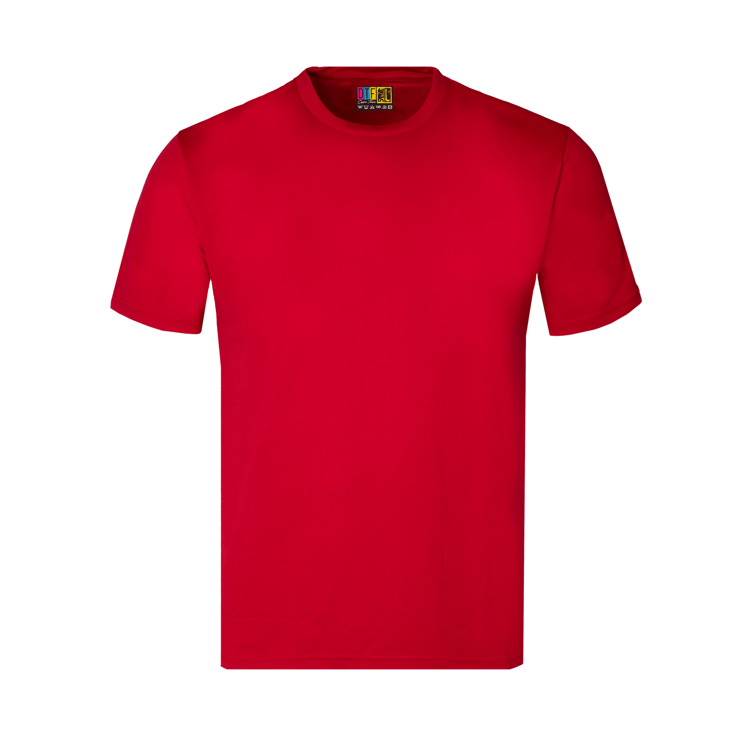 Fuchsia activewear t-shirt on a transparent background