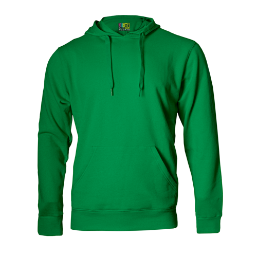 Emerald Green hoodie on a transparent background