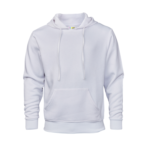 White hoodie on a transparent background