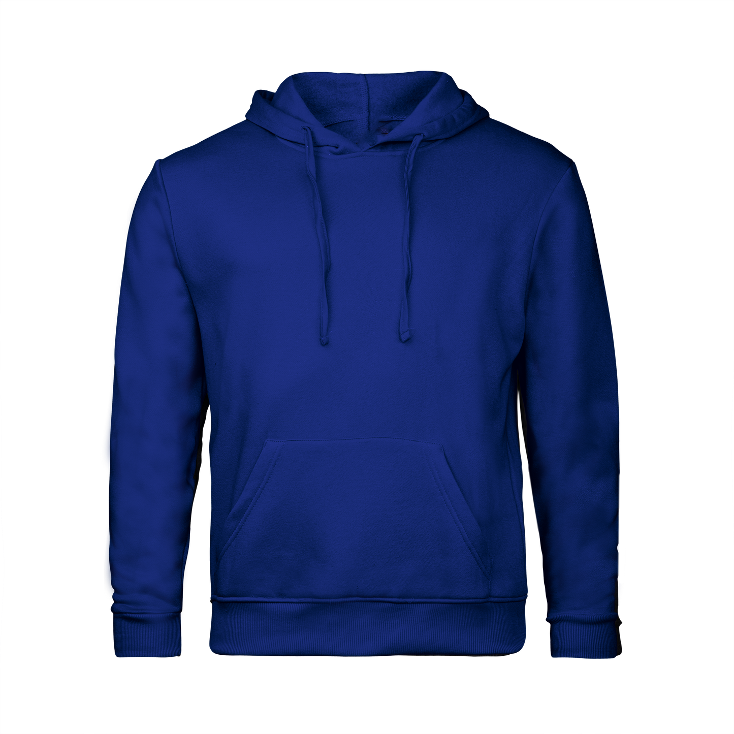 Royal Blue hoodie on a transparent background