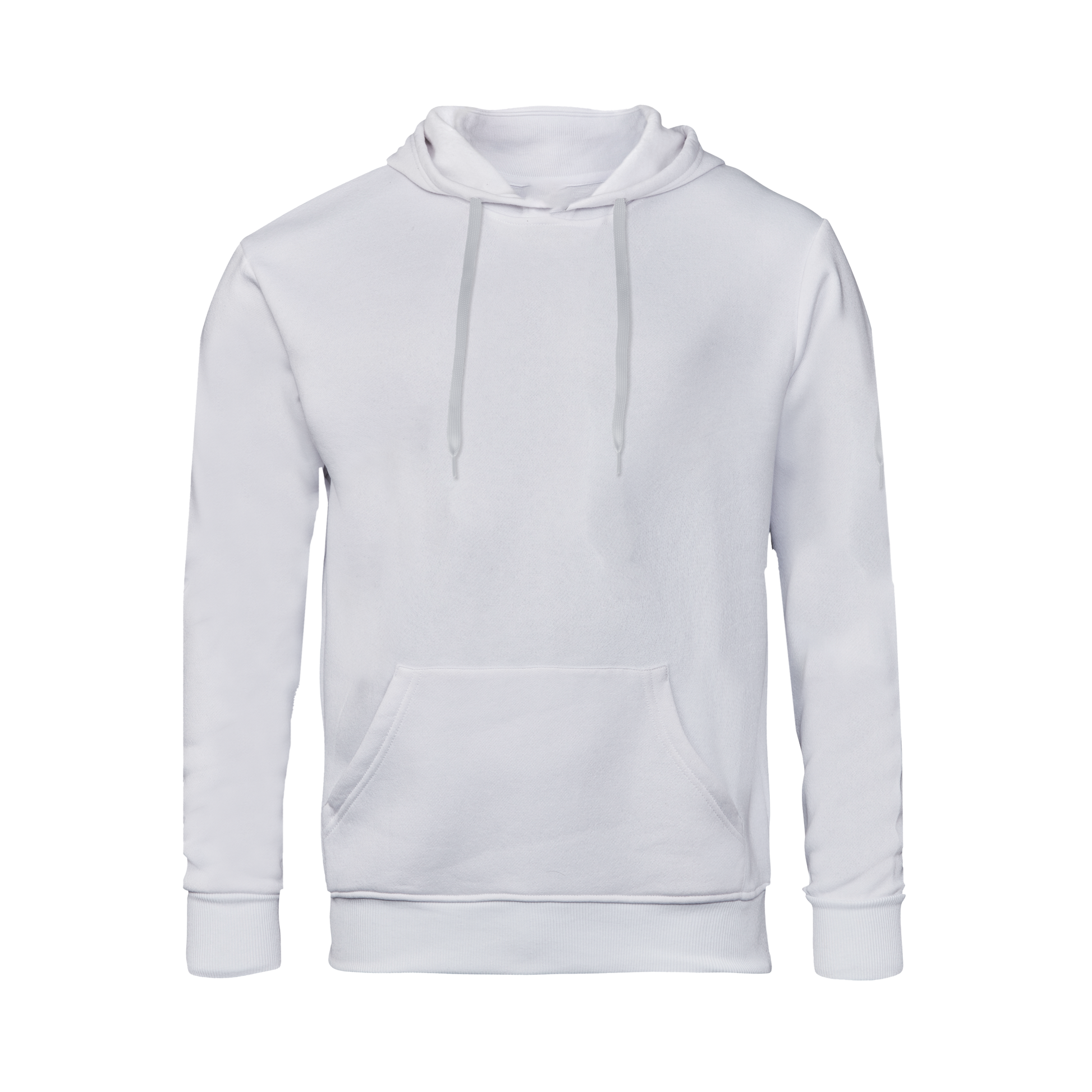 White hoodie on a transparent background