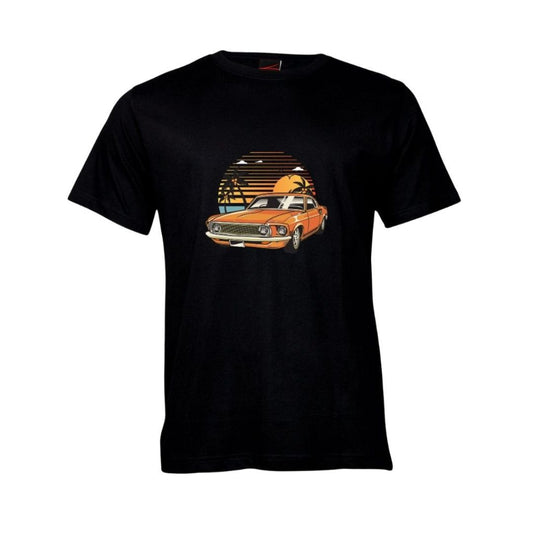 Classic Car Sunset T Shirt