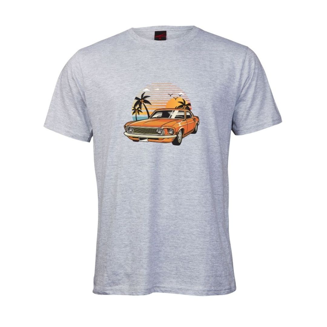 Classic Car Sunset T Shirt
