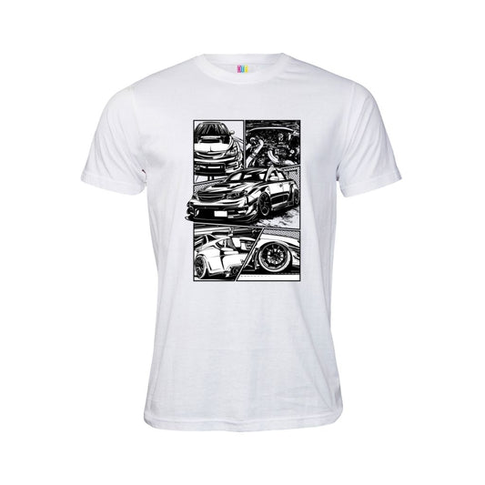 Old School Comic Book Car T Shirt 2