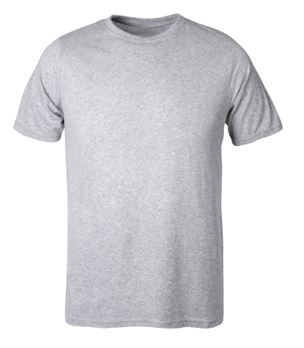 Grey kids t shirt on transparent background