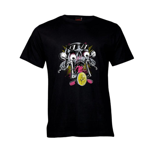 Psycho Rider Skull Graphic Tee