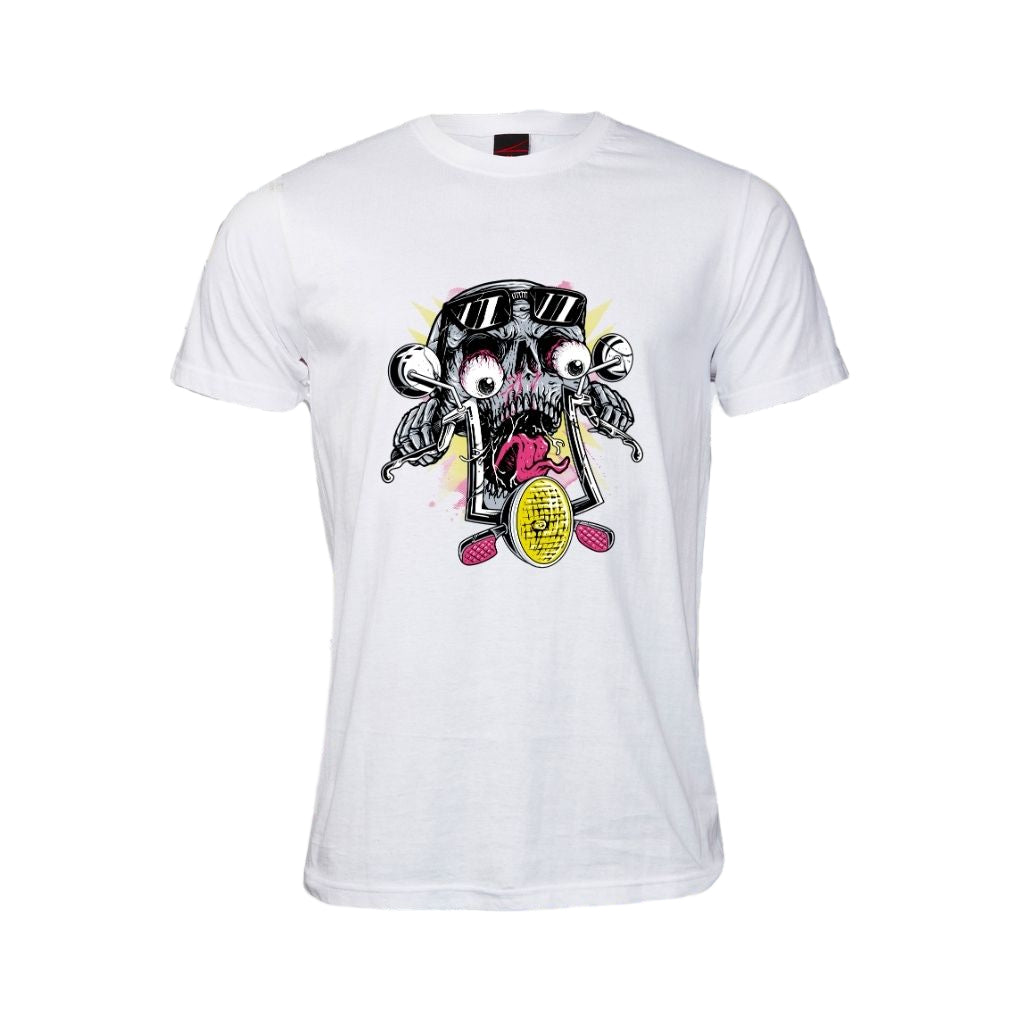 Psycho Rider Skull Graphic Tee