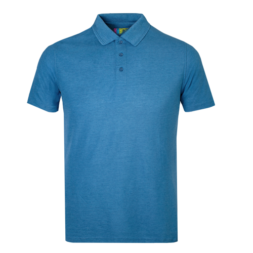 Air Force blue polo shirt on a transparent background