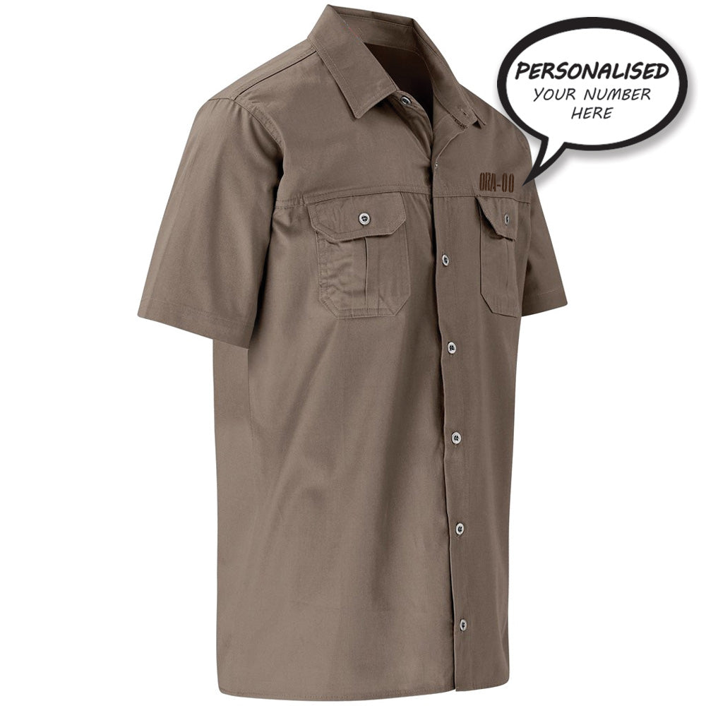 ORA Mens Short Sleeve Wildstone Shirt