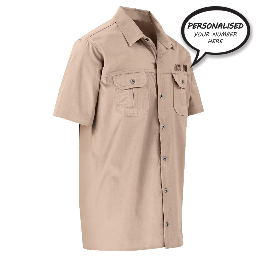 ORA Mens Short Sleeve Wildstone Shirt