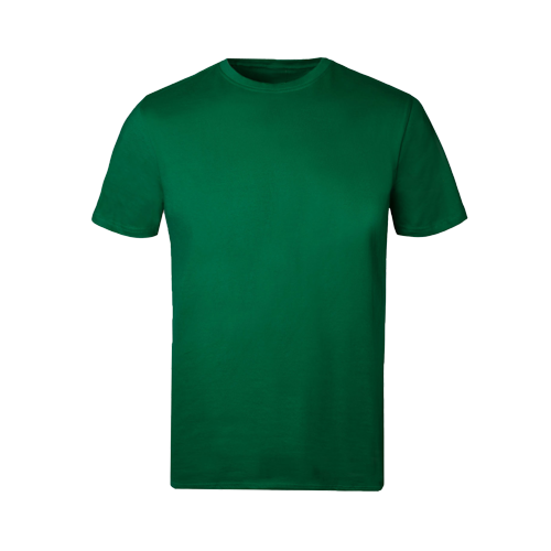 Plain Bottle Green kids t shirt on transparent background