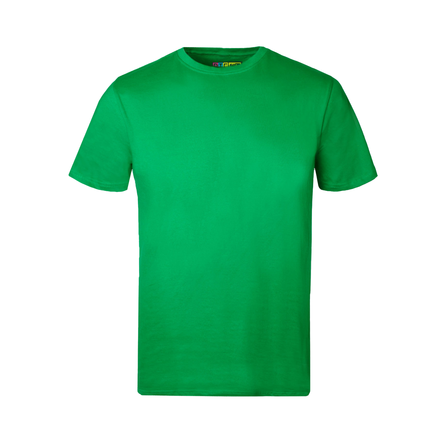 Emerald green t-shirt on a transparent background