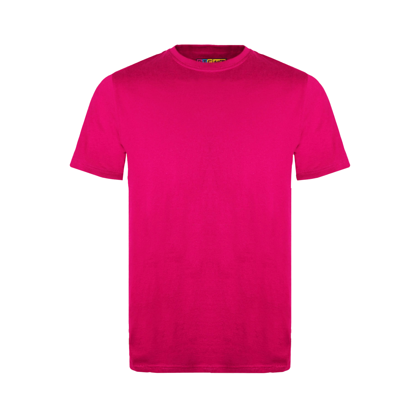 Fuchsia t-shirt on a transparent background