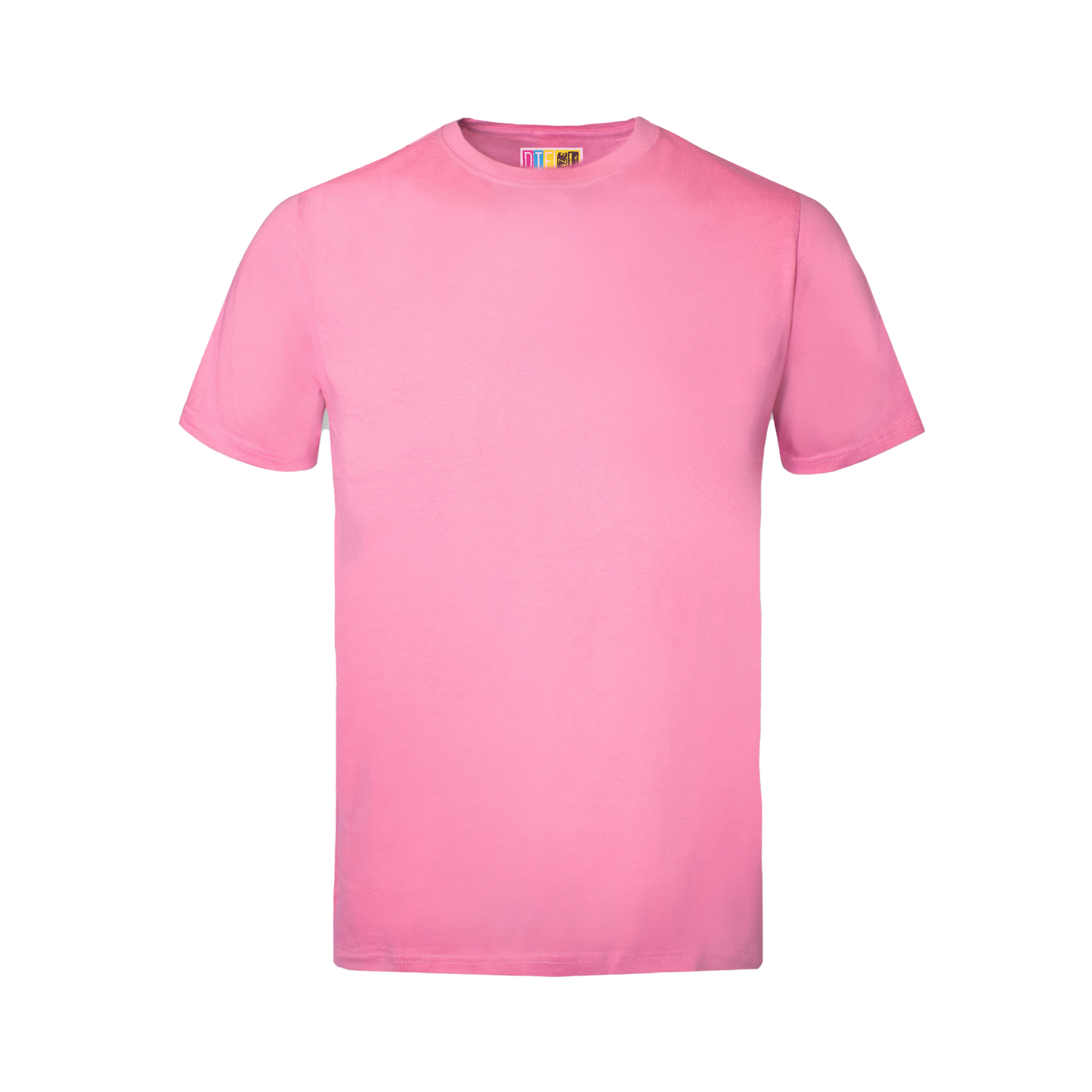 Pink t-shirt on a transparent background