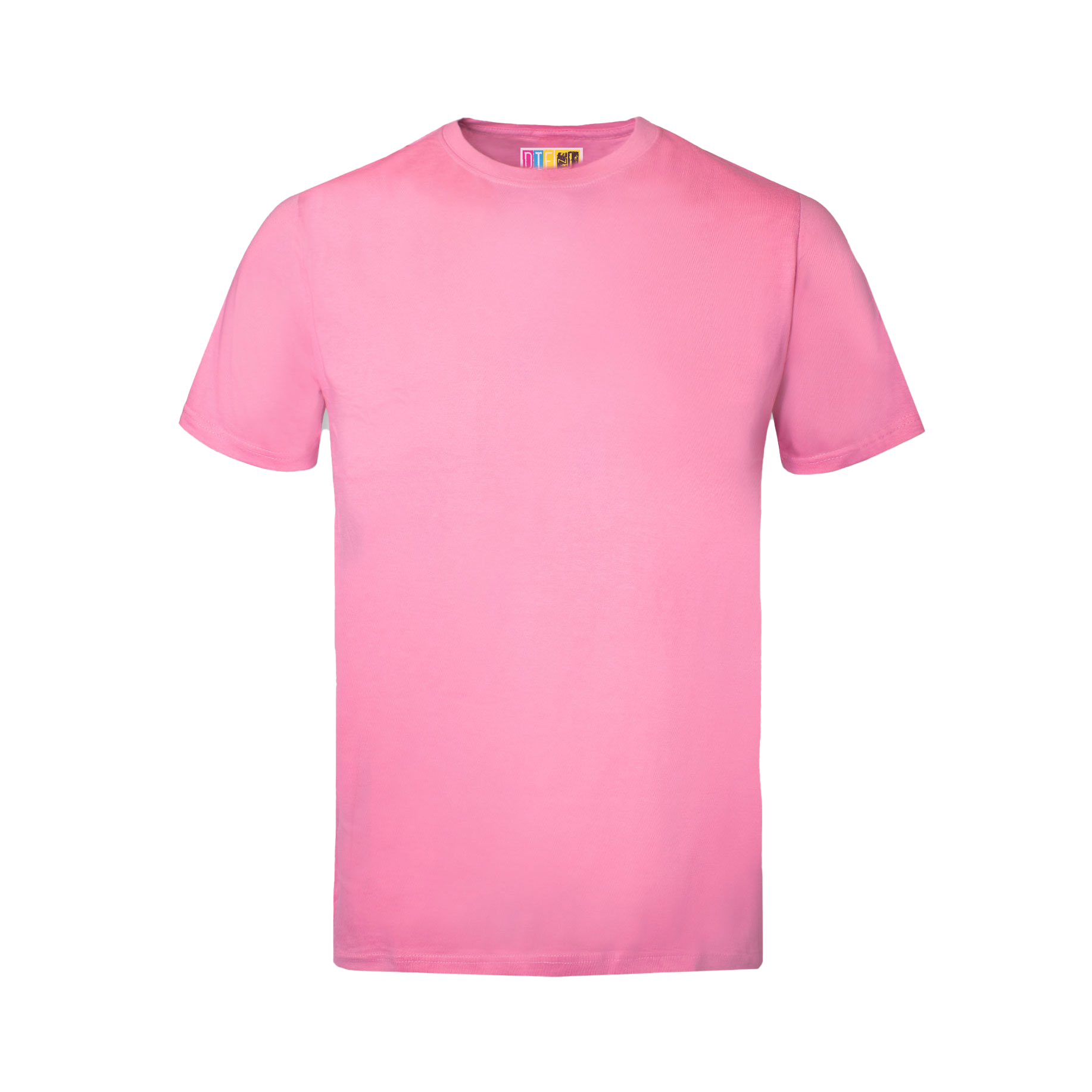Pink t-shirt on a transparent background