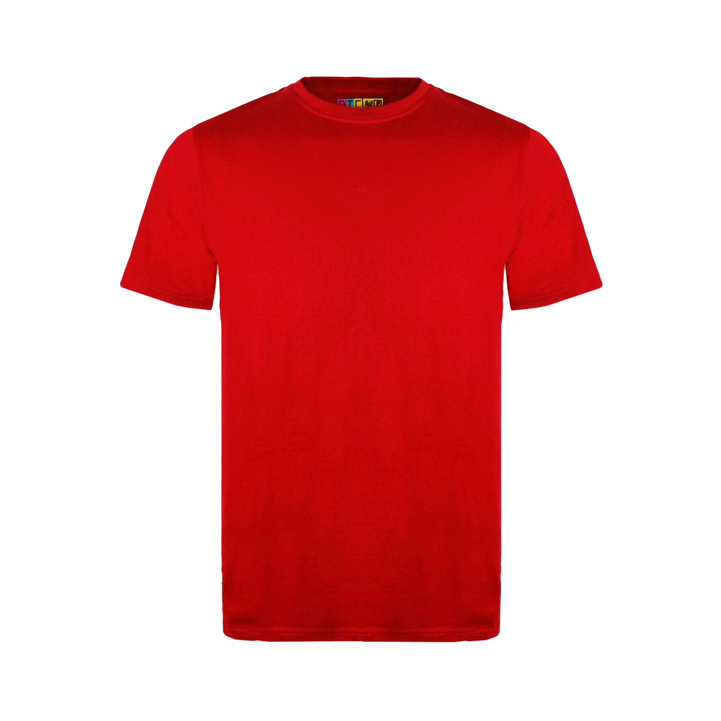 Red t-shirt on a transparent background