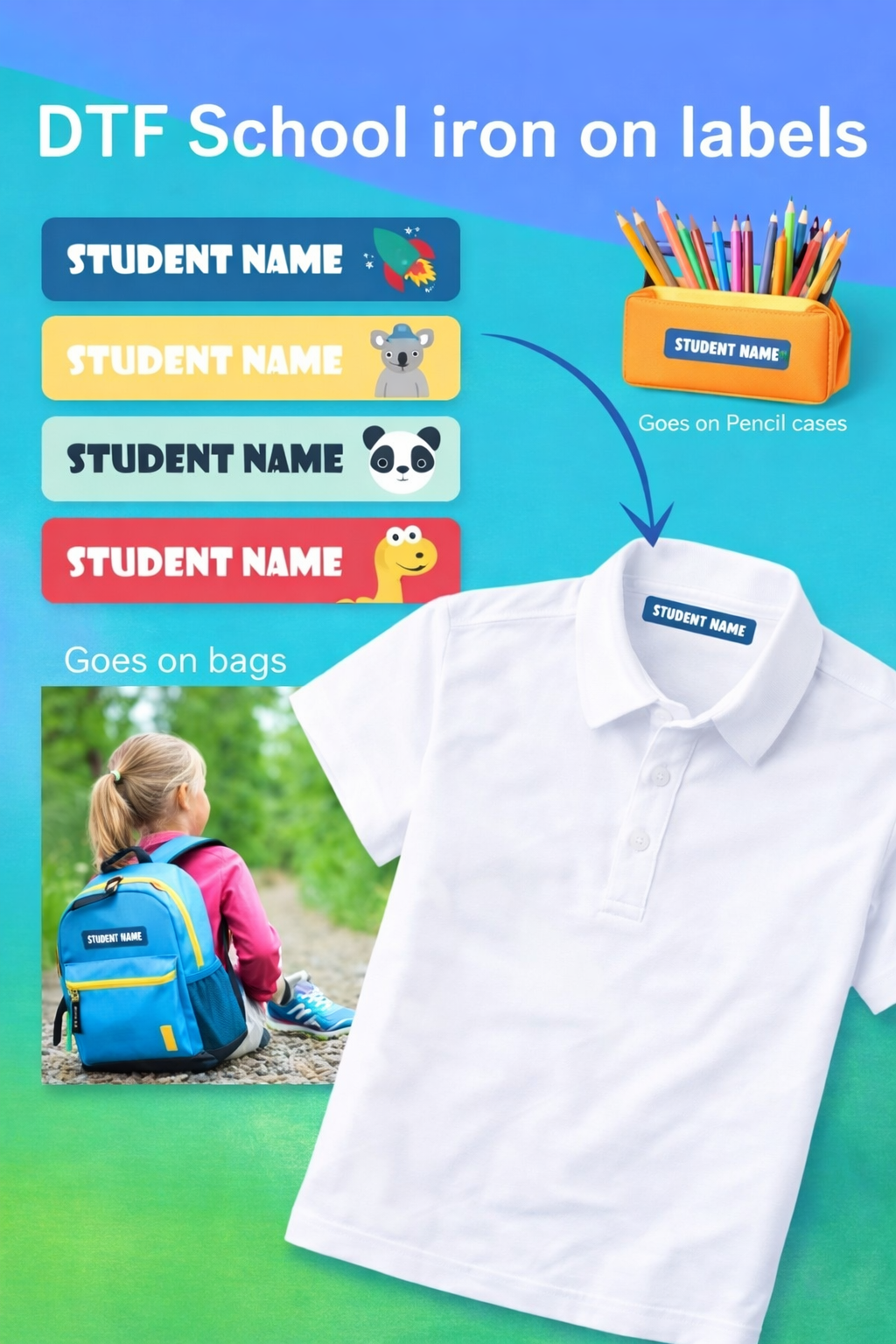 DTF School Label Packs