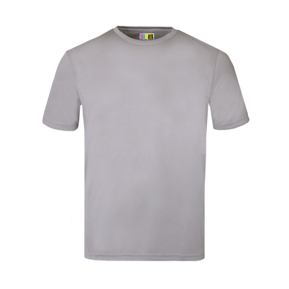 Slate grey activewear t-shirt on a transparent background