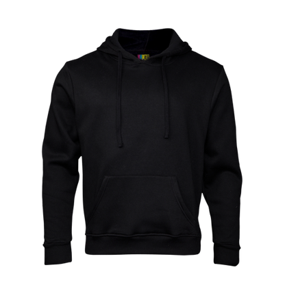 Black hoodie on a transparent background