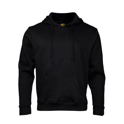 Black hoodie on a transparent background