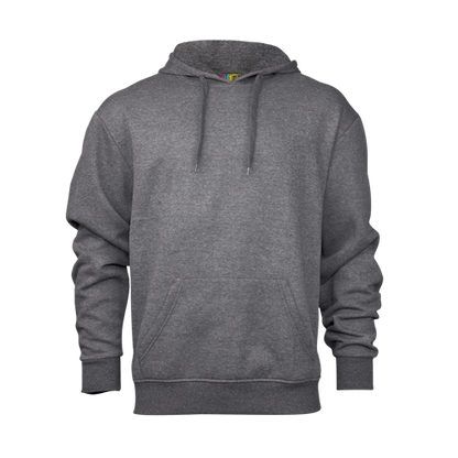 Grey hoodie on a transparent background