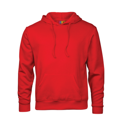 Red hoodie on a transparent background