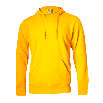 Yellow hoodie on a transparent background