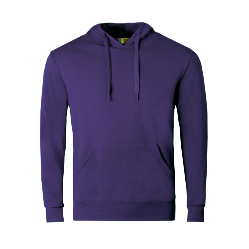 Purple hoodie on a transparent background