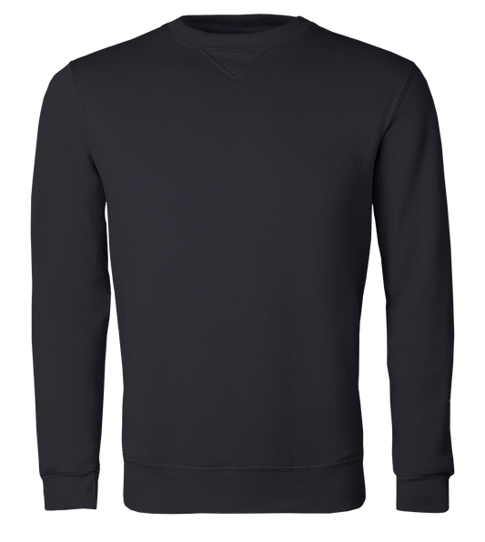 Black sweatshirt on a transparent background