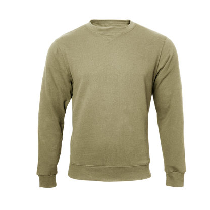 Stone colour sweatshirt on a transparent background