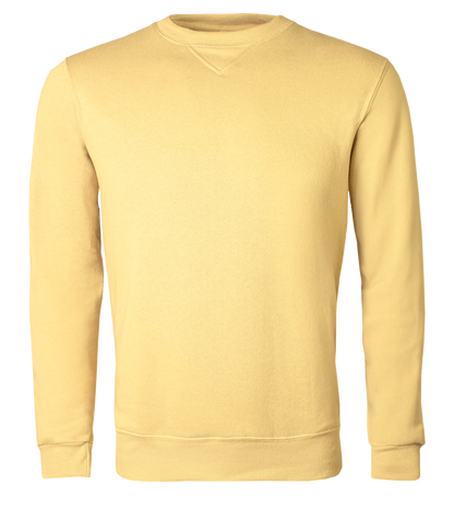 Lemon yellow sweatshirt on a transparent background