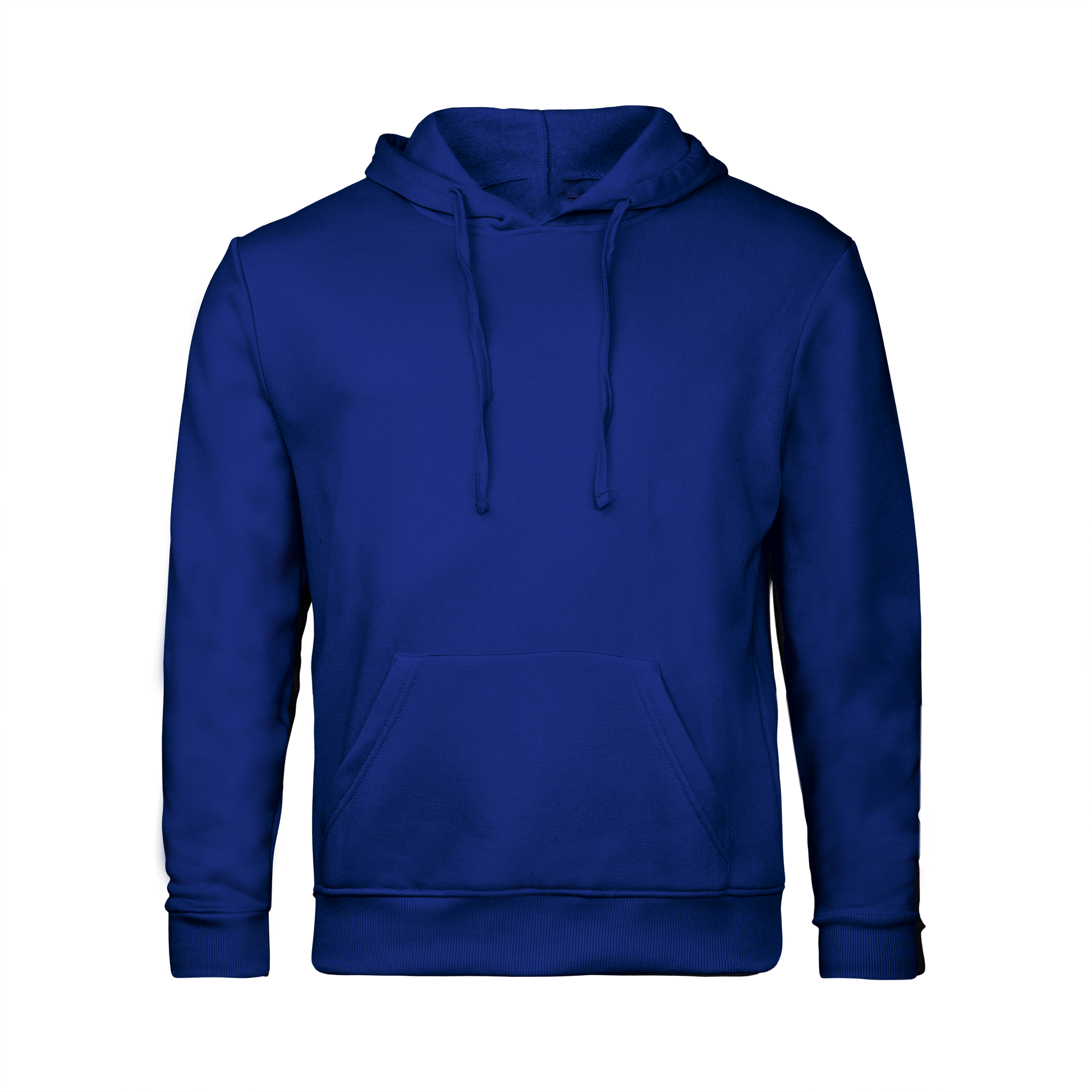 Royal Blue hoodie on a transparent background
