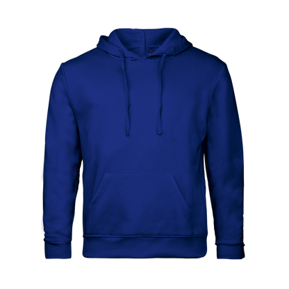 Royal Blue hoodie on a transparent background