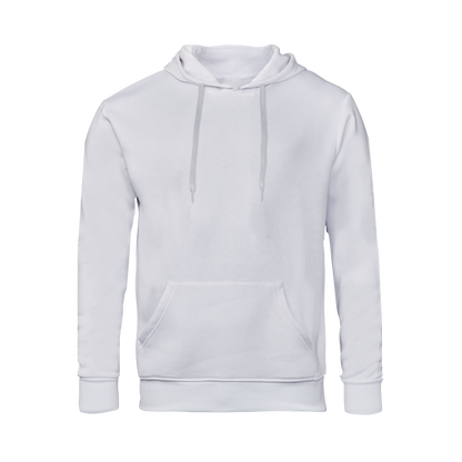 White hoodie on a transparent background