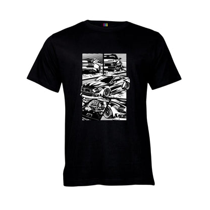 Old School Comic Book Car T Shirt