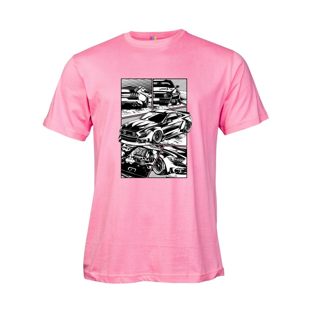 Old School Comic Book Car T Shirt