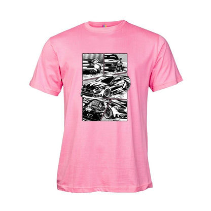 Old School Comic Book Car T Shirt