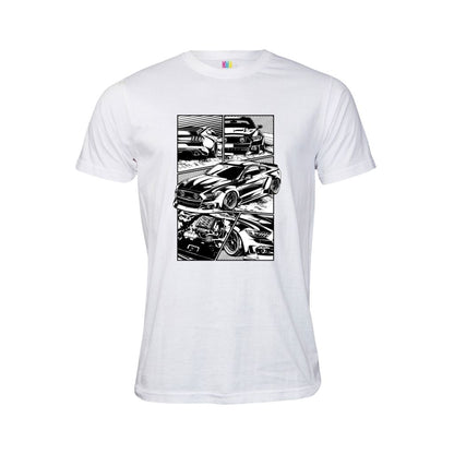 Old School Comic Book Car T Shirt