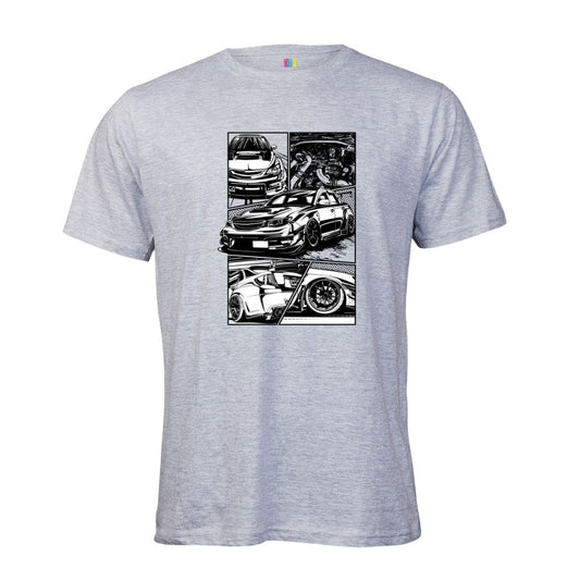 Old School Comic Book Car T Shirt 2