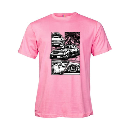 Old School Comic Book Car T Shirt 2