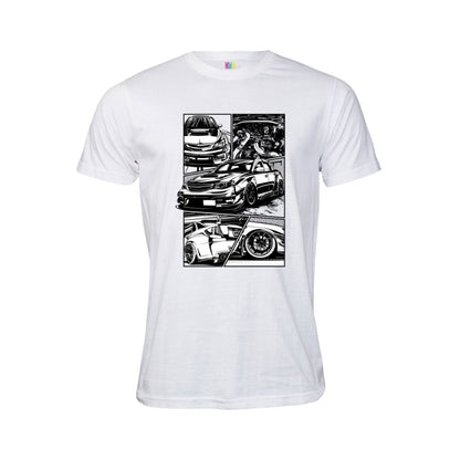 Old School Comic Book Car T Shirt 2