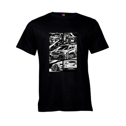 Old School Comic Book Car T Shirt 3