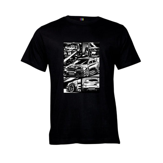 Old School Comic Book Car T Shirt 3