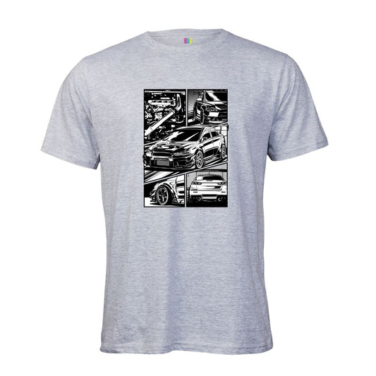 Old School Comic Book Car T Shirt 3