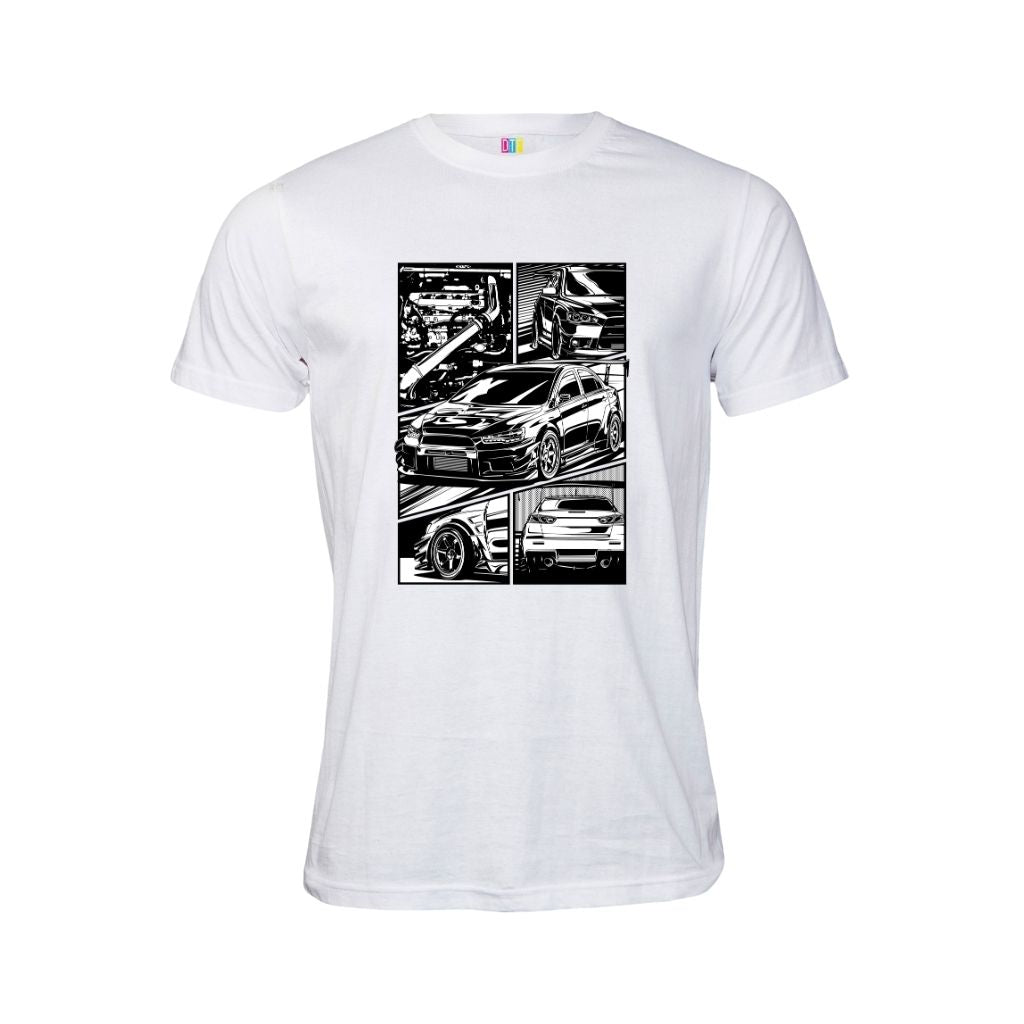 Old School Comic Book Car T Shirt 3