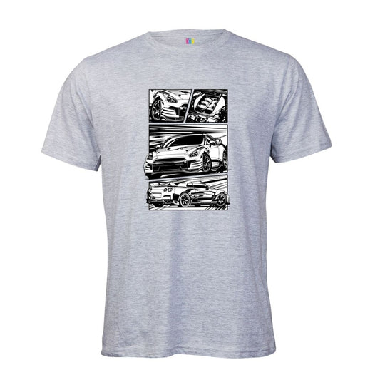 Old School Comic Book Car T Shirt 4