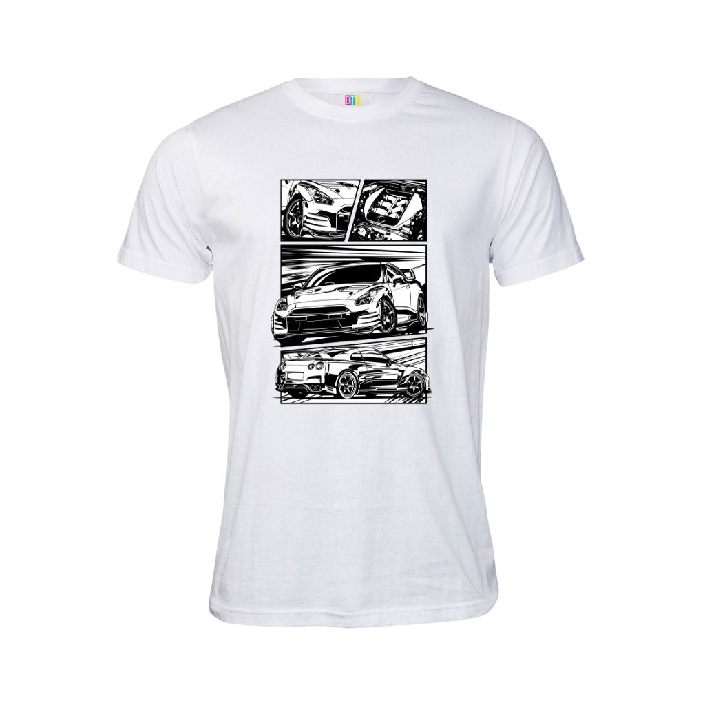 Old School Comic Book Car T Shirt 4