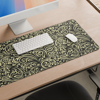 Dark Ornate Paisley Deskpad