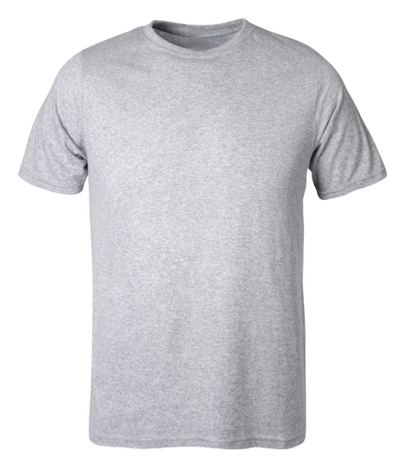 Grey kids t shirt on transparent background