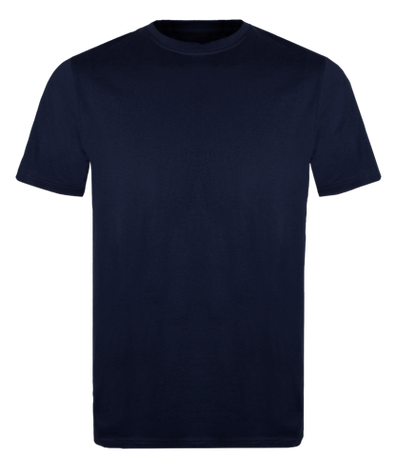 Plain Navy kids t shirt on transparent background